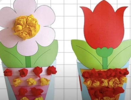 TALLER: Fem una flor amb paper de seda