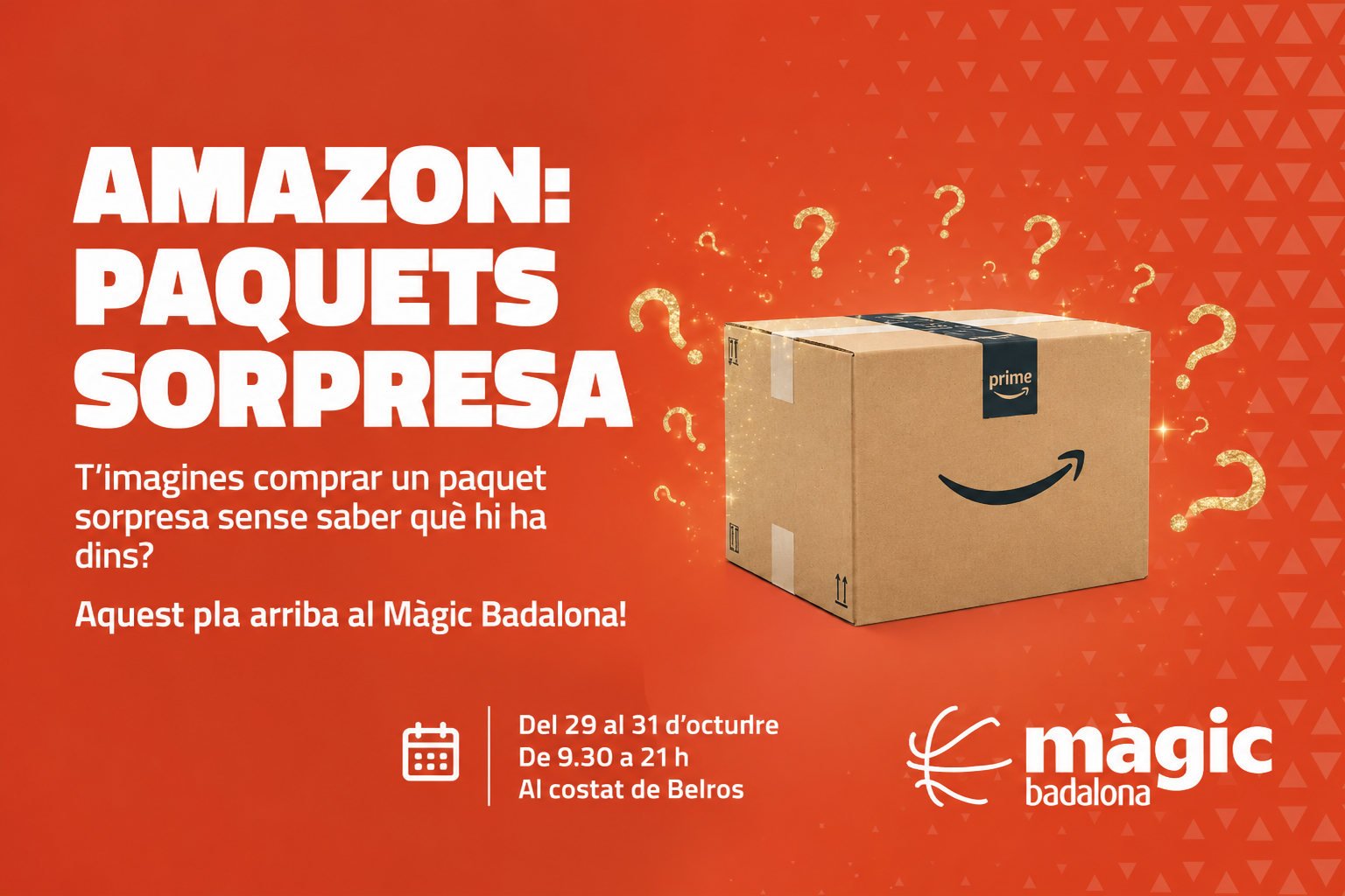📦Els paquets sorpresa d’Amazon arriben al Màgic Badalona!
